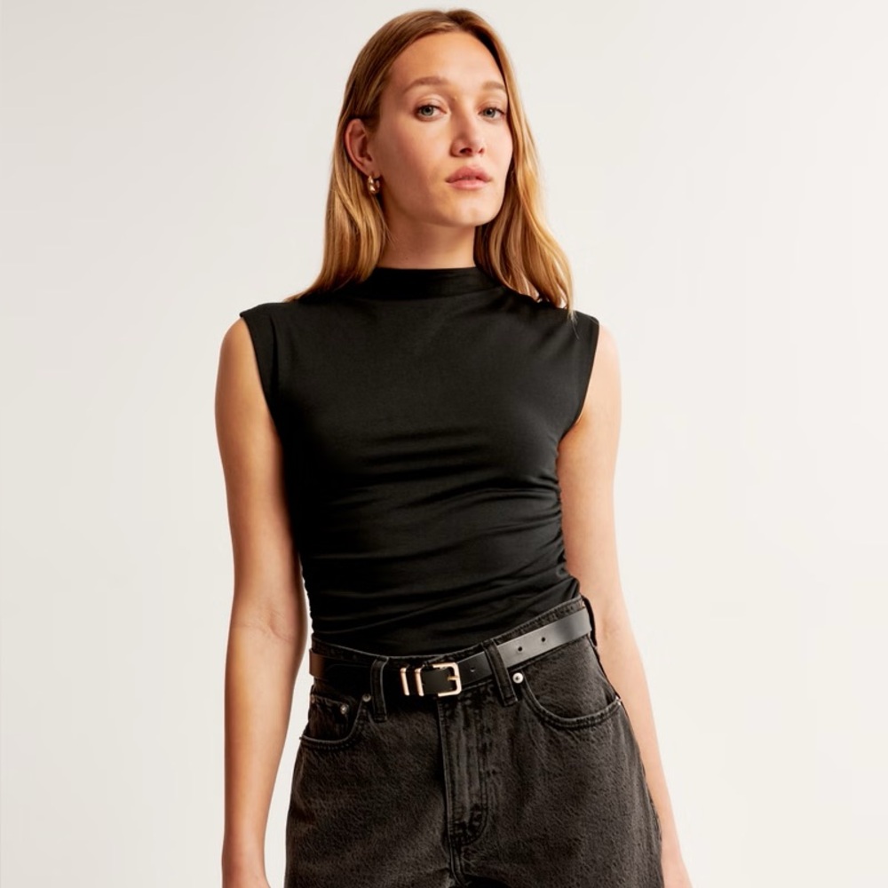 Abercrombie Paloma top black XL